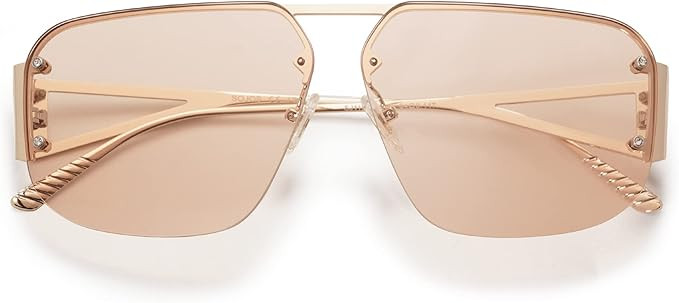 SOJOS Trendy Aviator Sunglasses Mens Womens Retro Metal Rimless Frame Shades Lentes De Sol Para M... | Amazon (US)