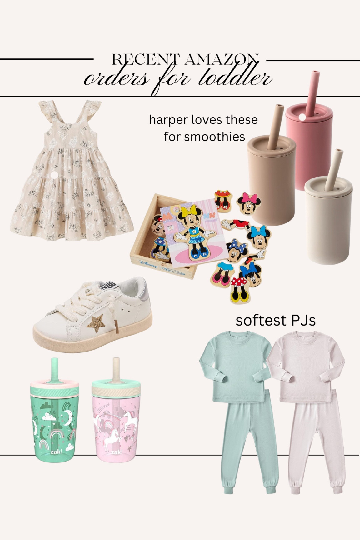 Recent Amazon orders for my toddler!
She’s so specific on which cups she uses for what — so a handful for smoothies and a different set for water is great  

#LTKstyletip #LTKbaby #LTKfamily