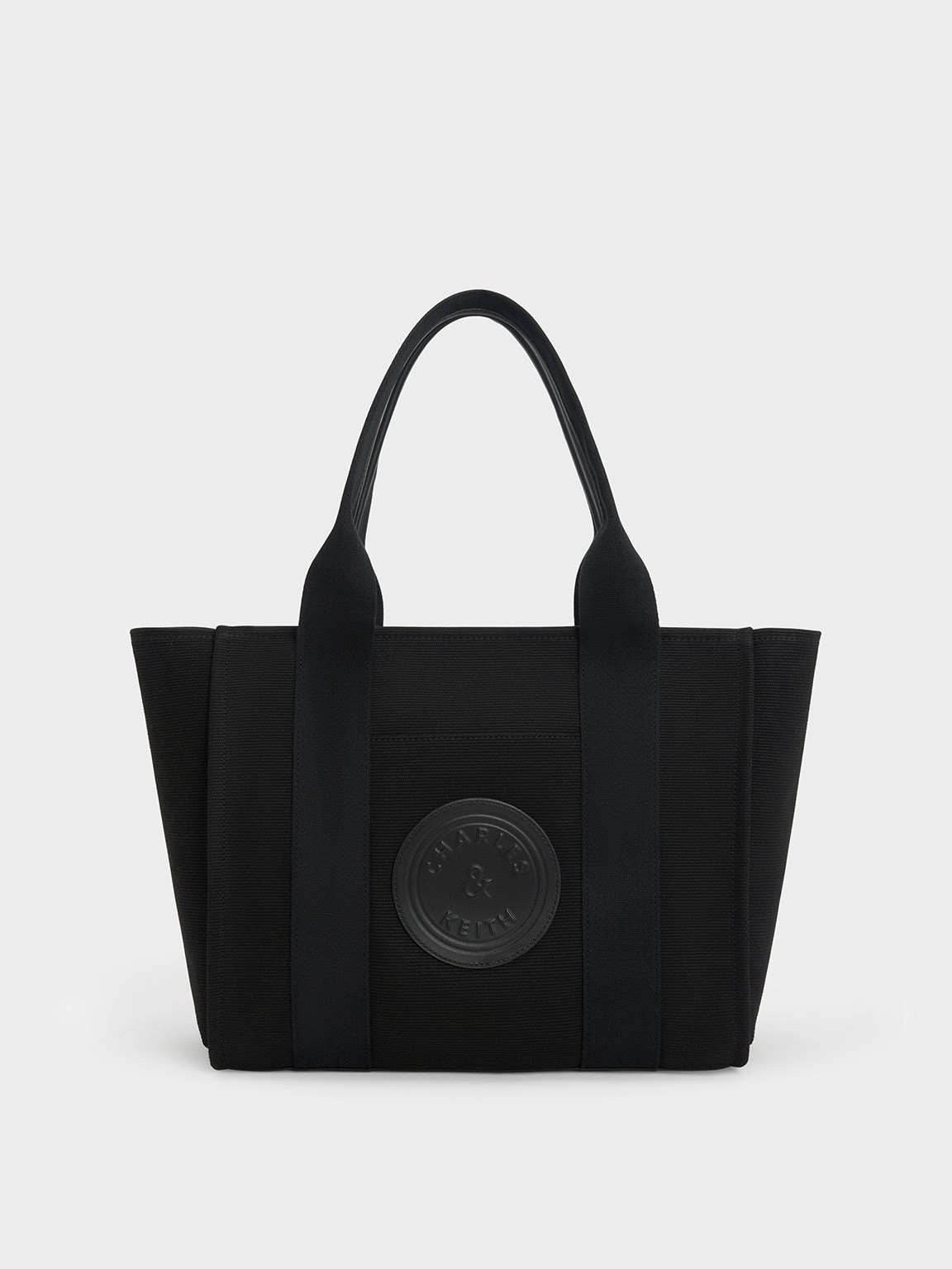 Large Canvas Tote Bag
 - Black | Charles & Keith UK