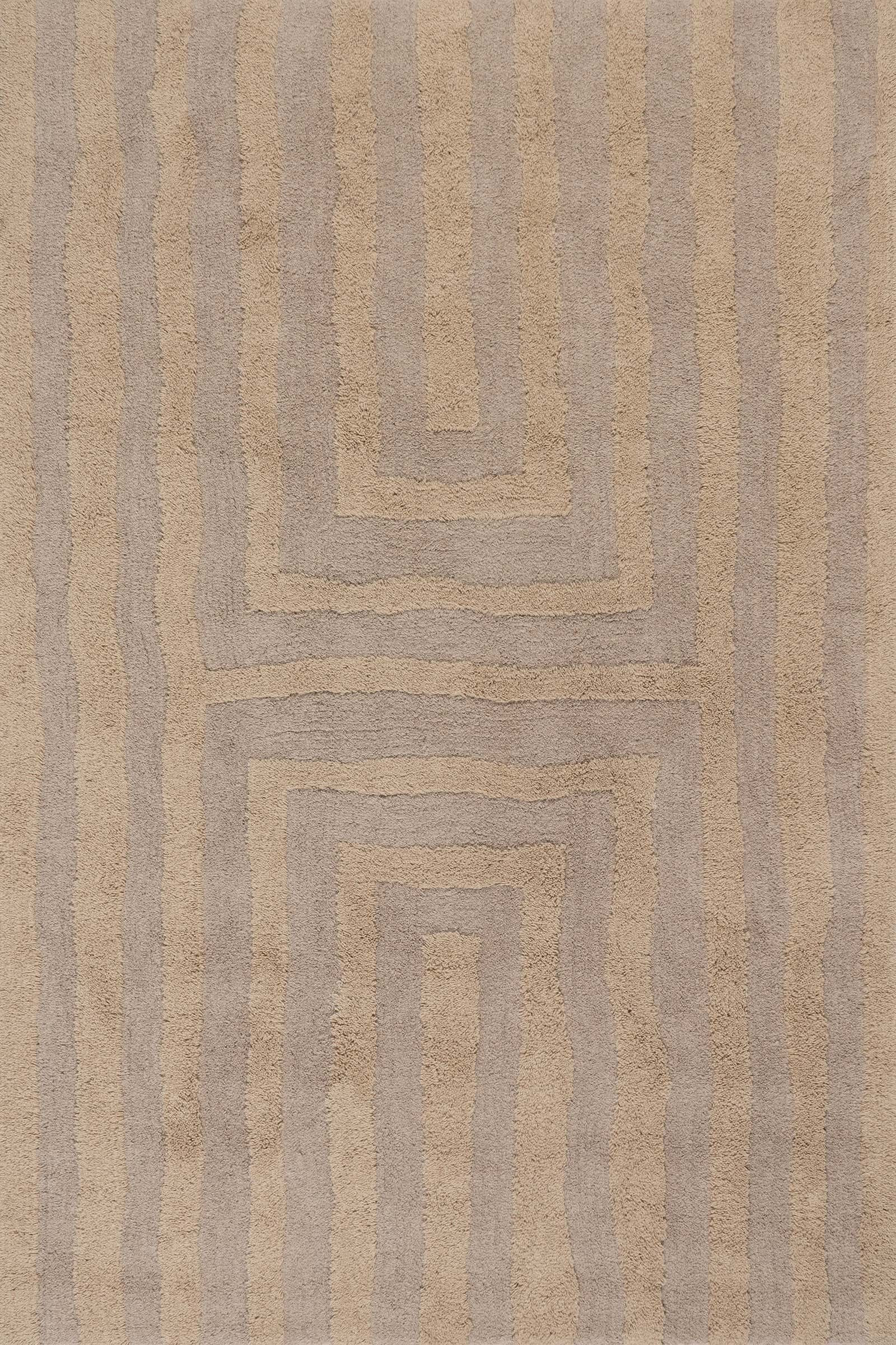 Shevina Handmade Washable Wool Rug | Greige | Rugs USA