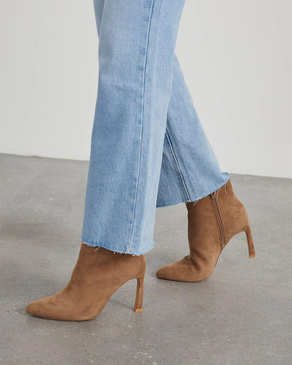Milana Faux Suede Heeled Bootie | VICI