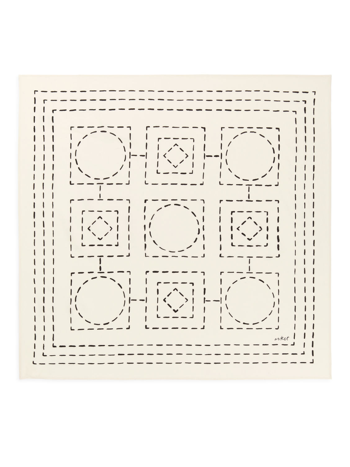 Silk Scarf - Beige | ARKET (US&UK)