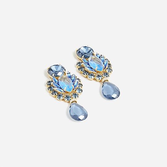 Oversized crystal statement earrings | J.Crew US