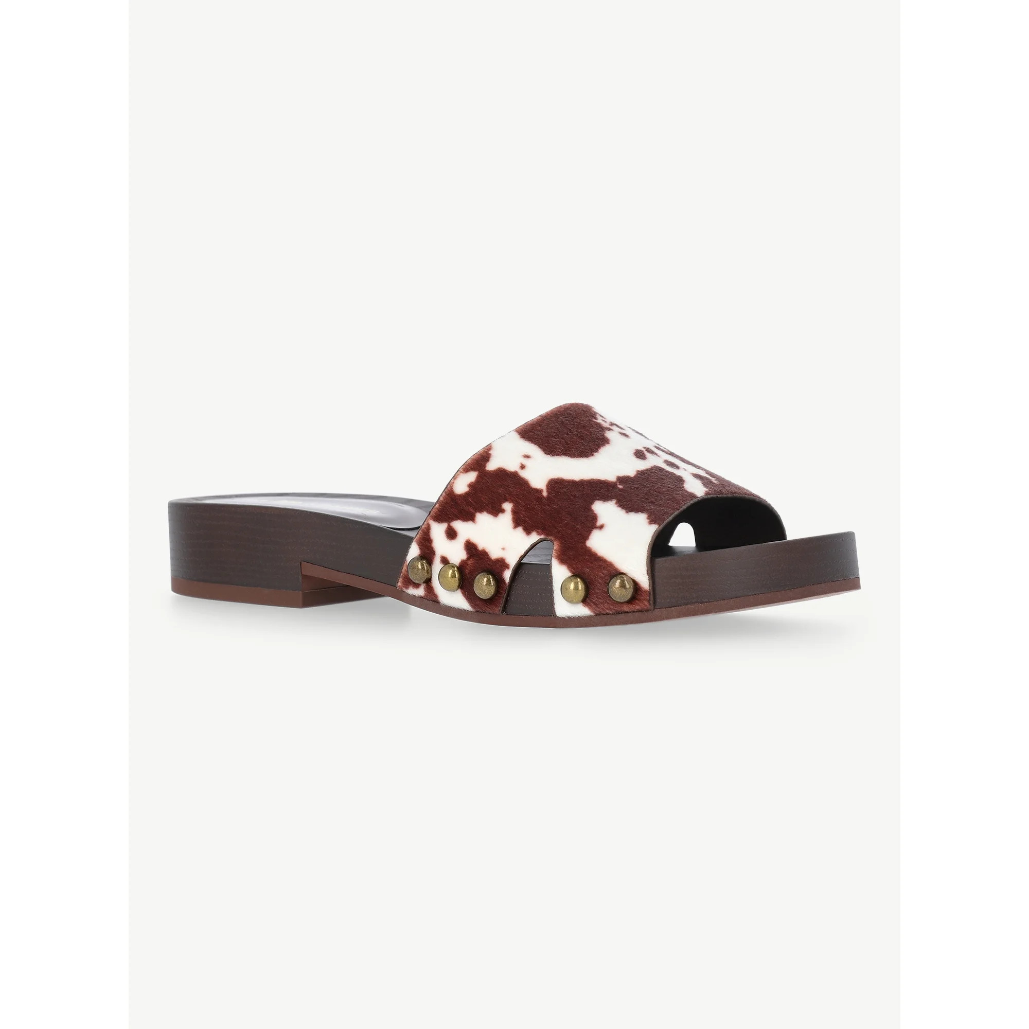 No Boundaries Studded Clog Sandals, Women's | Walmart (US)