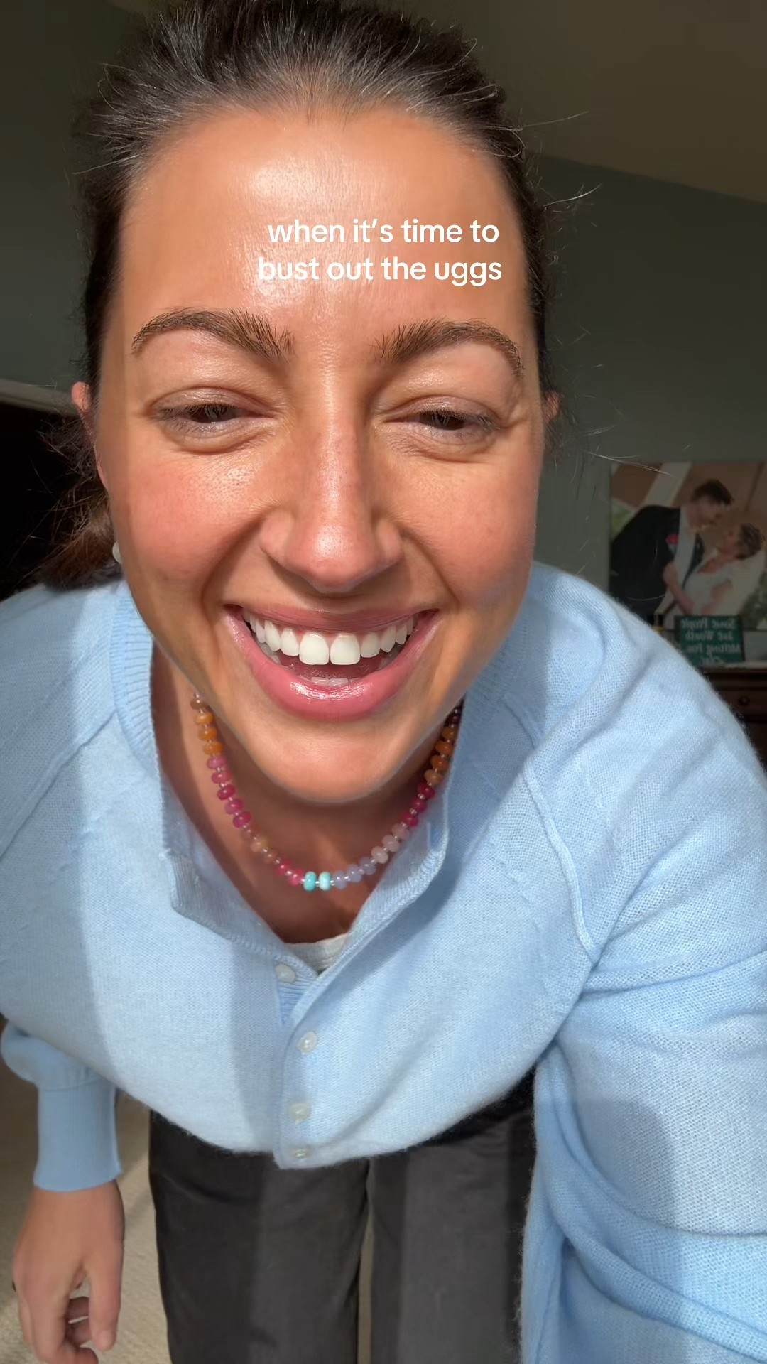 today’s outfit is sponsored by my declaration that “it’s ugg season,” said out loud in my bathroom like it was a national holiday. the red mini uggs are back and honestly… the serotonin.

paired them with my favorite barrel jeans, the coziest henley sweater, a simple tee layered underneath and my happy little rainbow bead necklace because i’m a mom who dresses for comfort and color.

perfect for school drop-off, errands, starbucks runs, being festive in 68-degree weather and pretending i have my life together.

sizing
5’3”
140 pounds
jeans: size 4
sweater: tts
tee: medium
uggs: size 8 (fit tts)


ugg mini outfit, red ugg boots, fall outfit ideas, mom fall outfit, cozy winter outfit, school drop off style, capsule wardrobe mom, comfortable cute outfits, gap barrel jeans outfit, free people henley sweater look, everyday casual style, comfy mom outfit ideas, fall layering outfit, southern california fall outfit, red boots outfit, easy fall fashion, casual errands outfit, ugg minis styling

#LTKootd #LTKmomlife #LTKHoliday