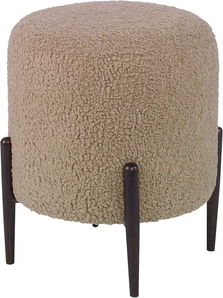 Uttermost Avila Latte and Dark Bronze Ottoman | Amazon (US)