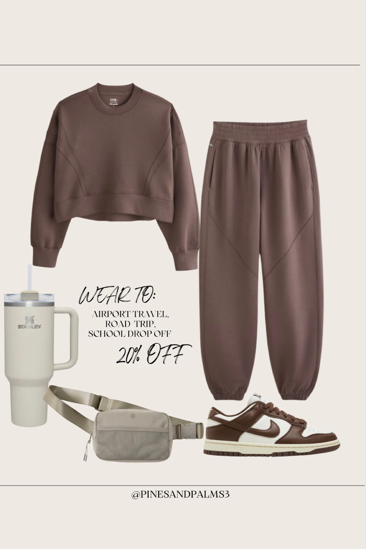 School drop off, travel outfit 
20% off 

#LTKtravel #LTKfitness #LTKsalealert