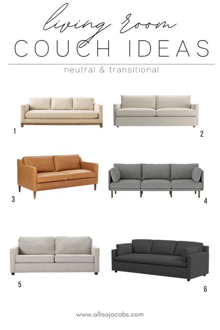 TIP: Choose a couch roughly 2/3 the length of the wall 

Curated list of neutral & minimal couches to work in most living room designs 



#LTKhome