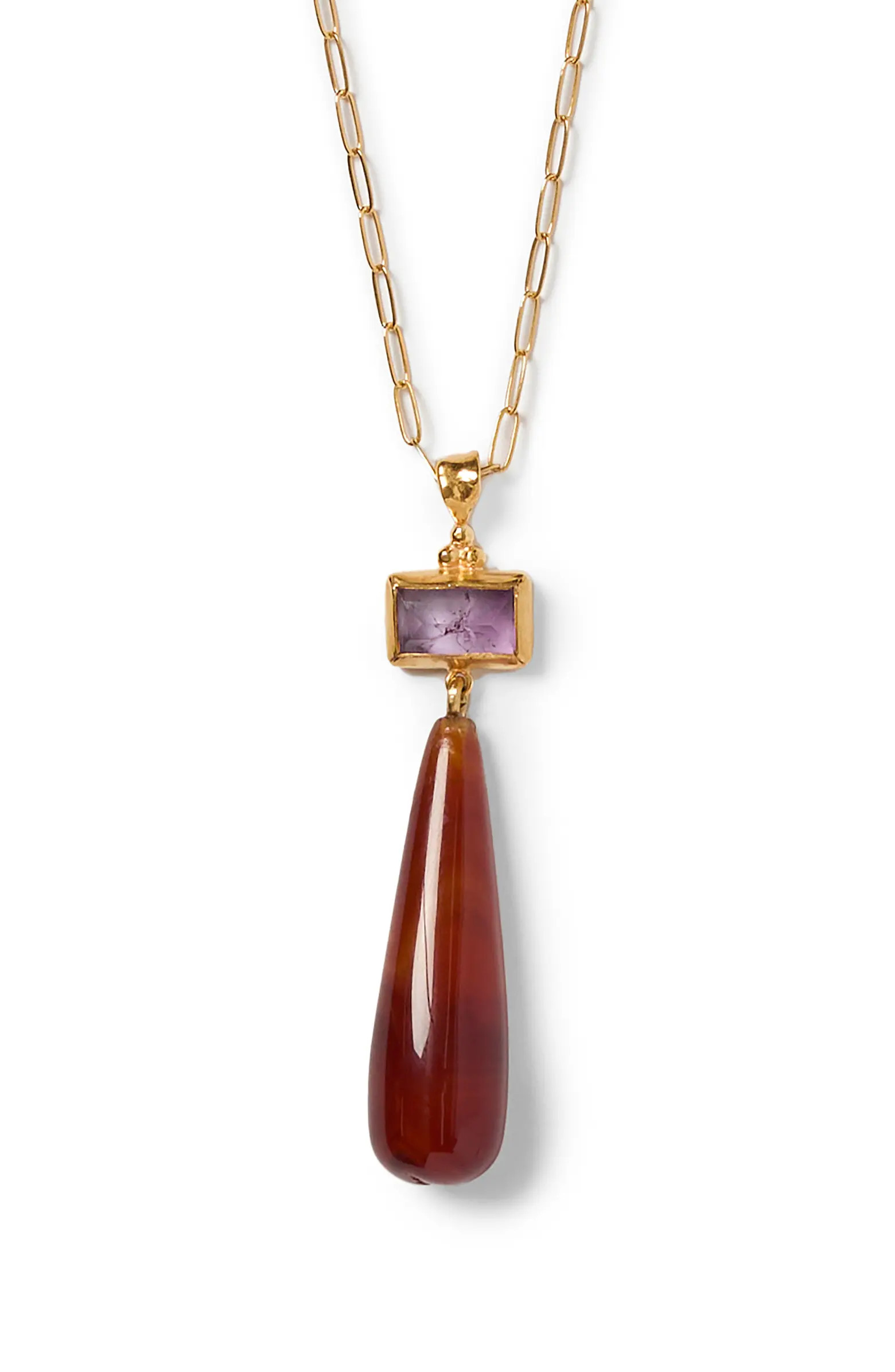 Messina Semiprecious Stone Pendant Necklace | Nordstrom