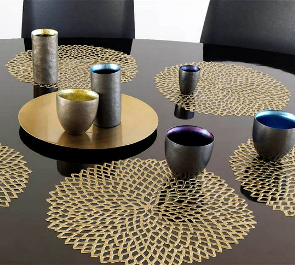 Dahlia Vinyl Placemats - Set of 4 | Pottery Barn (US)