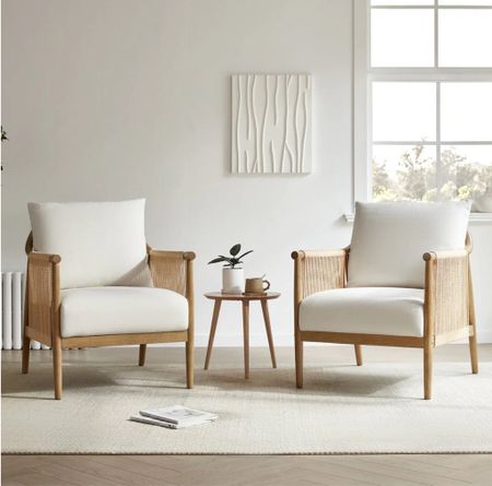 This gorgeous accent chair is available for preorder. It has great reviews 

Affordable furniture / organic modern / living room / 

#LTKSaleAlert #LTKHome