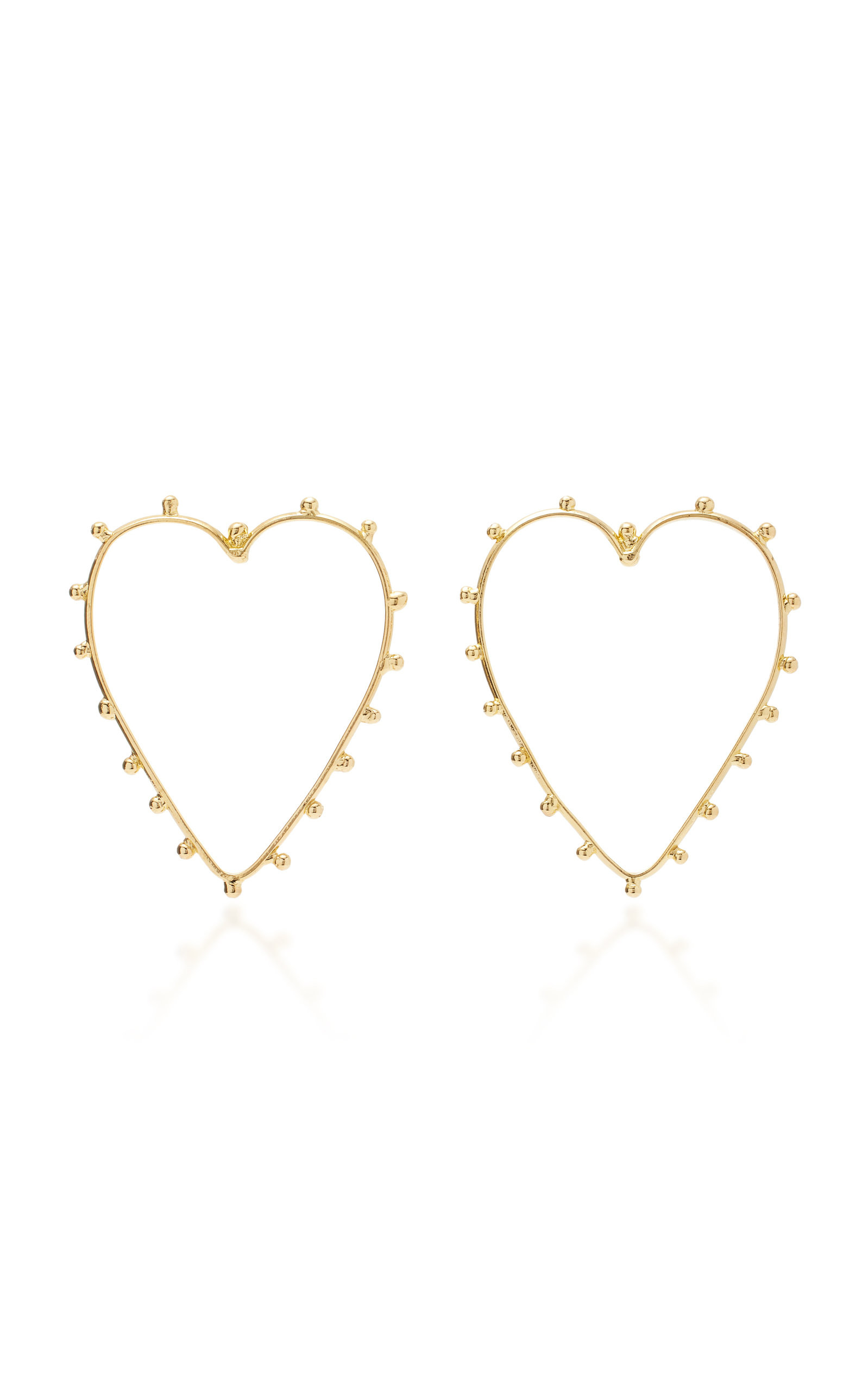Dots Cœur Gold-Plated Earrings | Moda Operandi (Global)