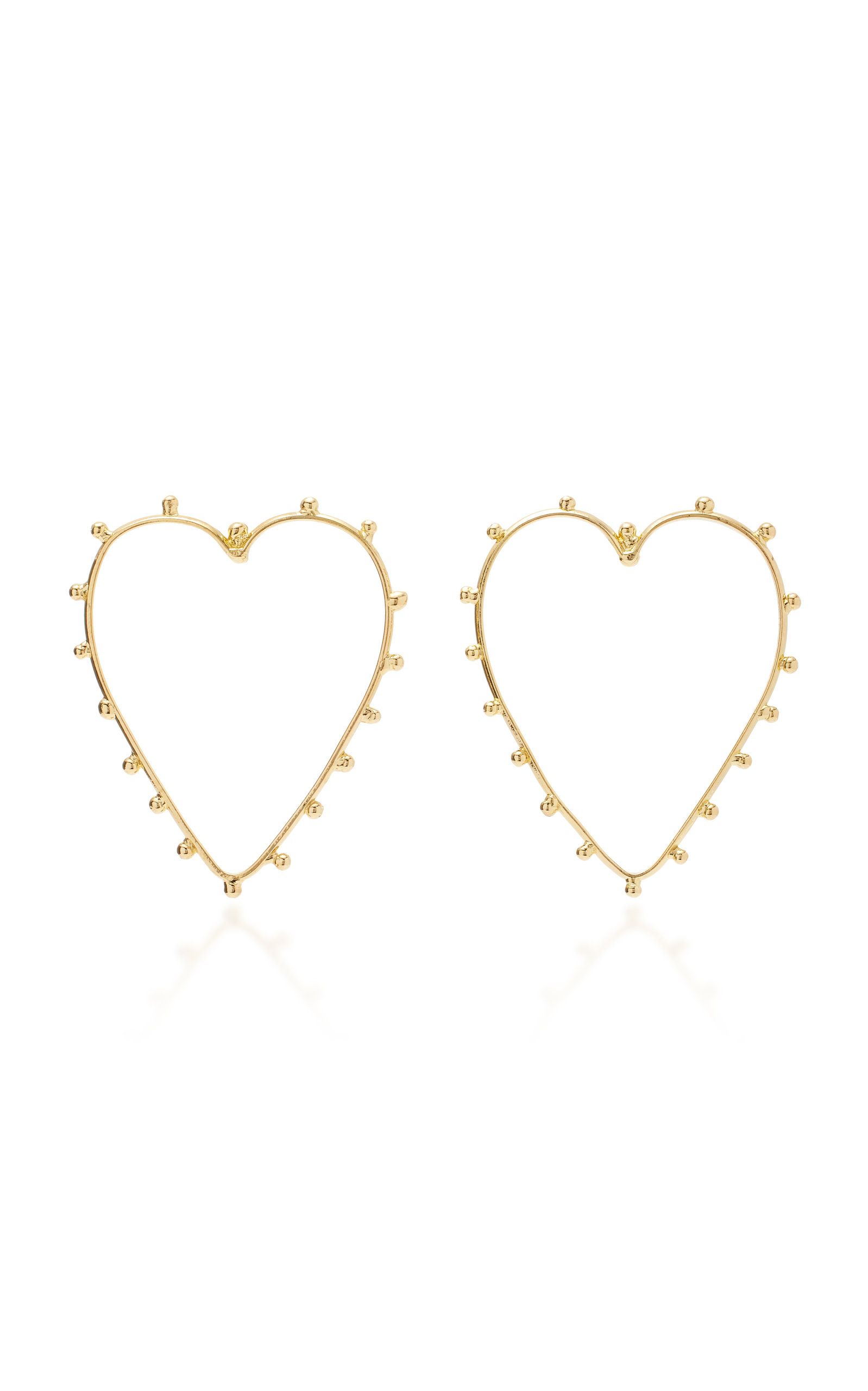 Dots Cœur Gold-Plated Earrings | Moda Operandi (Global)