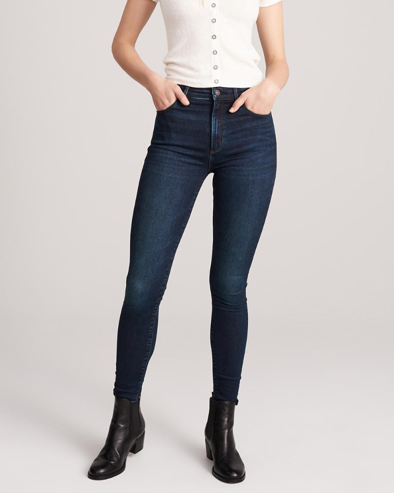 High Rise Super Skinny Jeans | Abercrombie & Fitch US & UK
