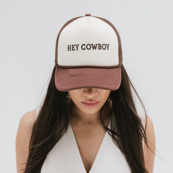 Hey Cowboy Foam Trucker Hat | Gigi Pip