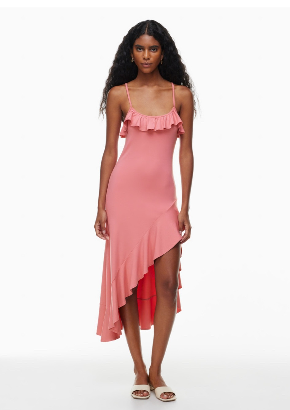 Pink dress with asymmetrical skirt. Perfect for a summer wedding or date night. On sale

#LTKSummerSales #LTKSeasonal #LTKFindsUnder100