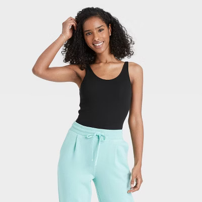 Women's Slim Fit Ribbed Tank Top - A New Day™ | Target