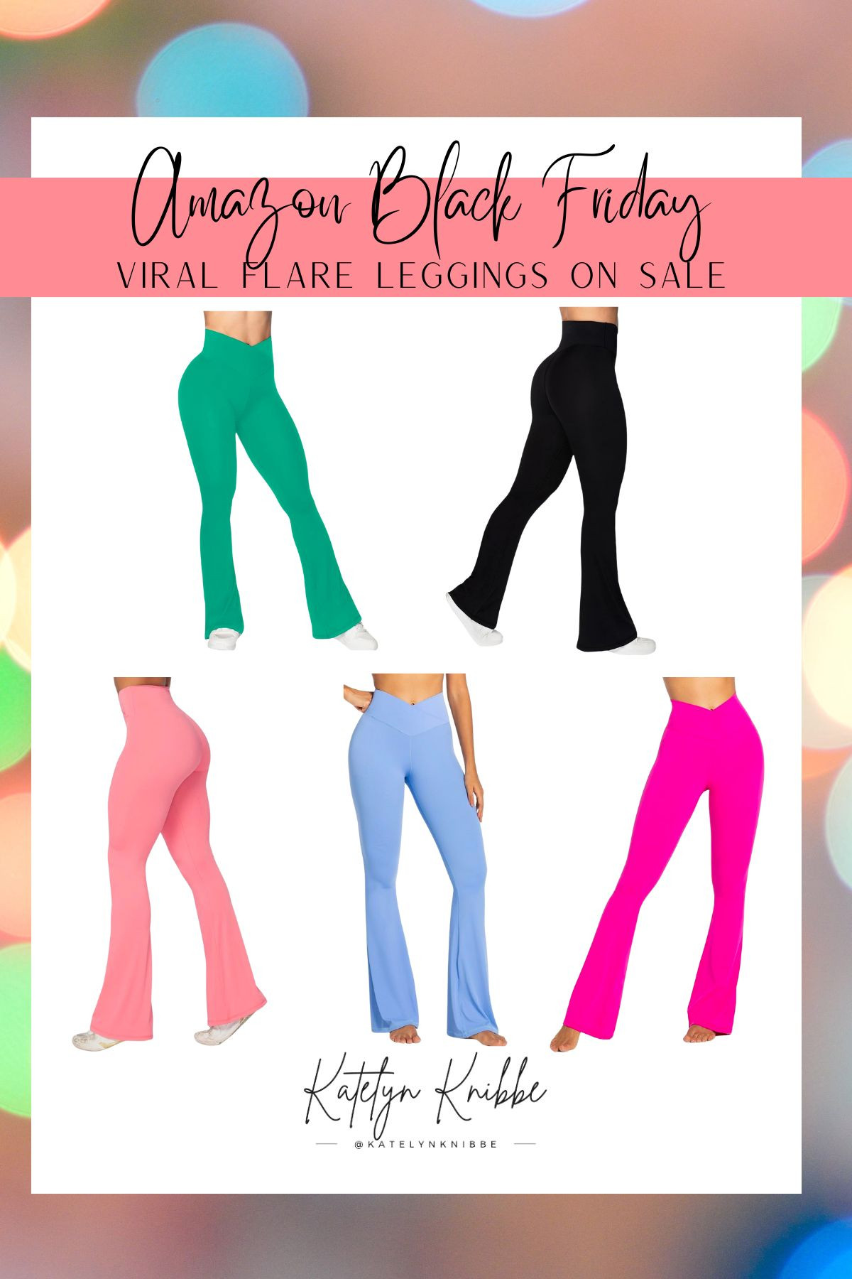 The viral flare leggings from Amazon are on sale for black Friday. I love these so much I have them in almost every color! They run true to size and are so comfortable.  

 #LTKCyberWeek #LTKSaleAlert #LTKFindsUnder50