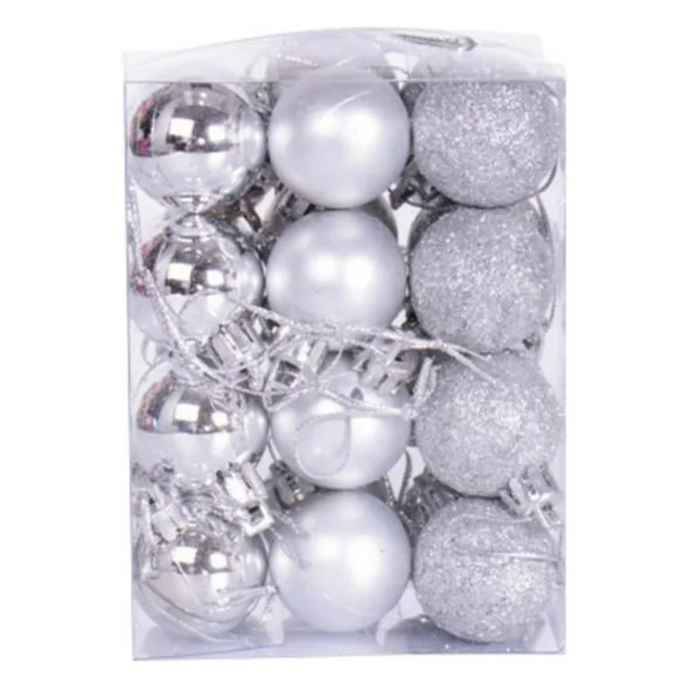 24 pcs Christmas Tree Ornaments Set Mini Shatterproof Holiday Ornaments Balls for Christmas Decor... | Walmart (US)