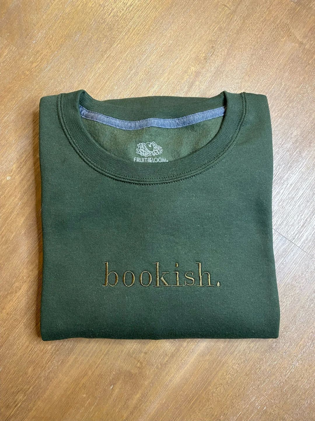 Book Lover Embroidered Sweatshirt Custom Embroidered - Etsy | Etsy (US)
