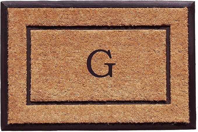 Calloway Mills AZ101632448G Maxen Monogram Doormat, 24" x 48", Natural/Black, Letter G | Amazon (US)