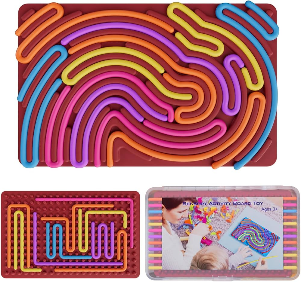 Sensory Fidget Toys for Kids Toddler Boys ,Sensory Activity Board for Stress Anxiety Autistic ADH... | Amazon (US)