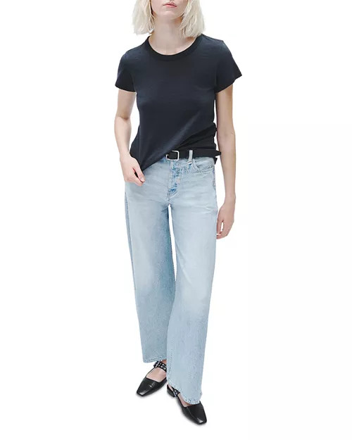 Miramar Sofie High-Rise Ankle-Length Cotton Terry Sweatpant Jeans | Bloomingdale's (US)