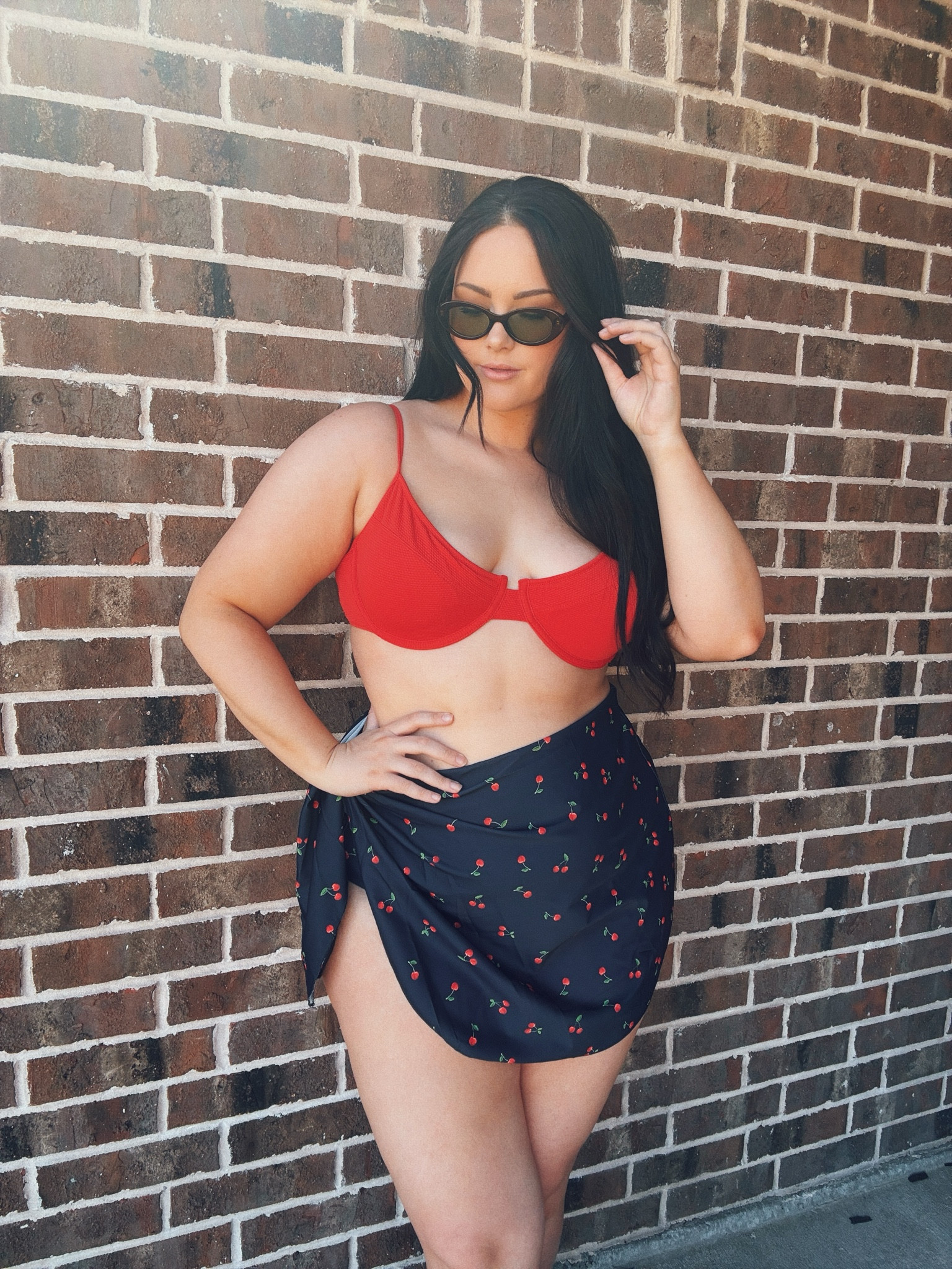 The cutest old navy print! Wearing XL in the top, XXL in the bottoms, and L in the sarong

#LTKMidsize #LTKStyleTip #LTKSwim