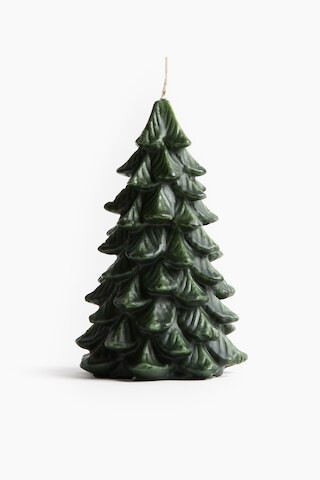 H & M - Fir tree-shaped candle - Green | H&M (UK, MY, IN, SG, PH, TW, HK)
