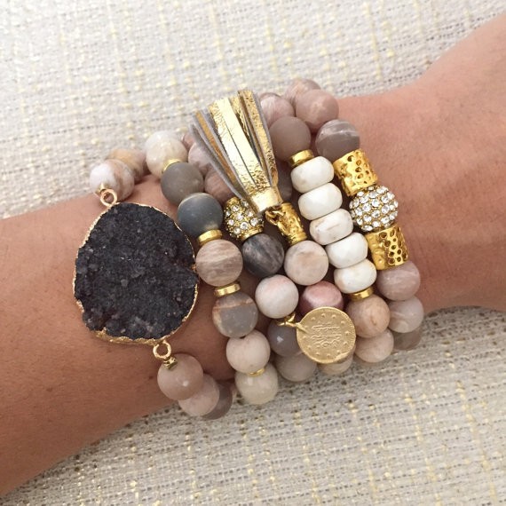 Beaded Bracelet Stack - Choose individually or choose entire stack | Etsy (US)