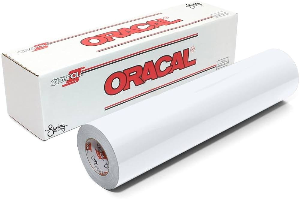 ORACAL 651 White Glossy Permanent Vinyl for Indoor & Outdoor Use - (12" x 50ft) | Amazon (US)