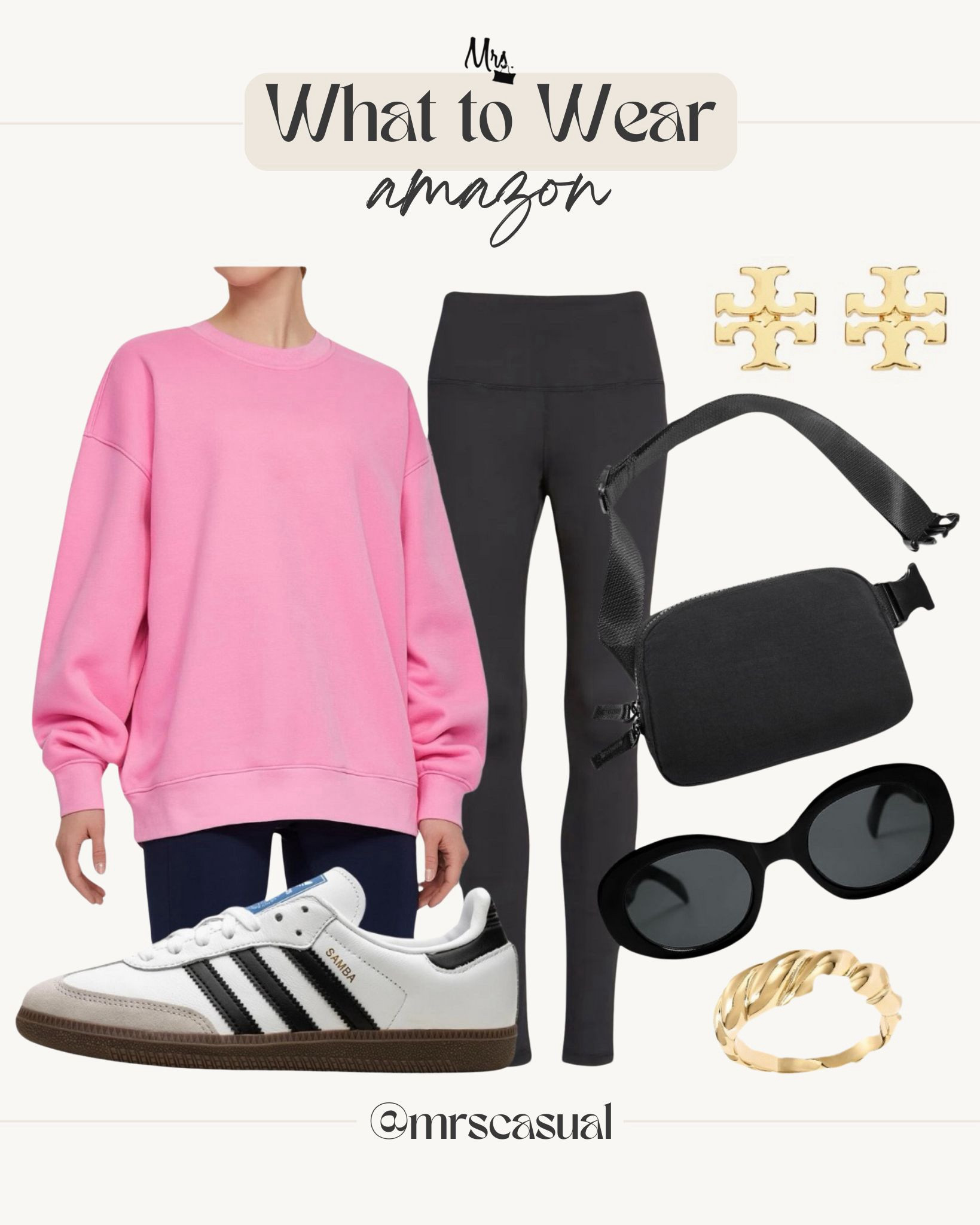 Amazon activewear outfit. Leggings. Oversized sweatshirt. Adidas sambas

#LTKActive #LTKFindsUnder50 #LTKStyleTip