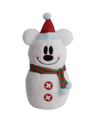 Disney 23-in Mickey Mouse Sherpa Snowman Greeter Christmas Holiday Door Porch  | eBay | eBay US