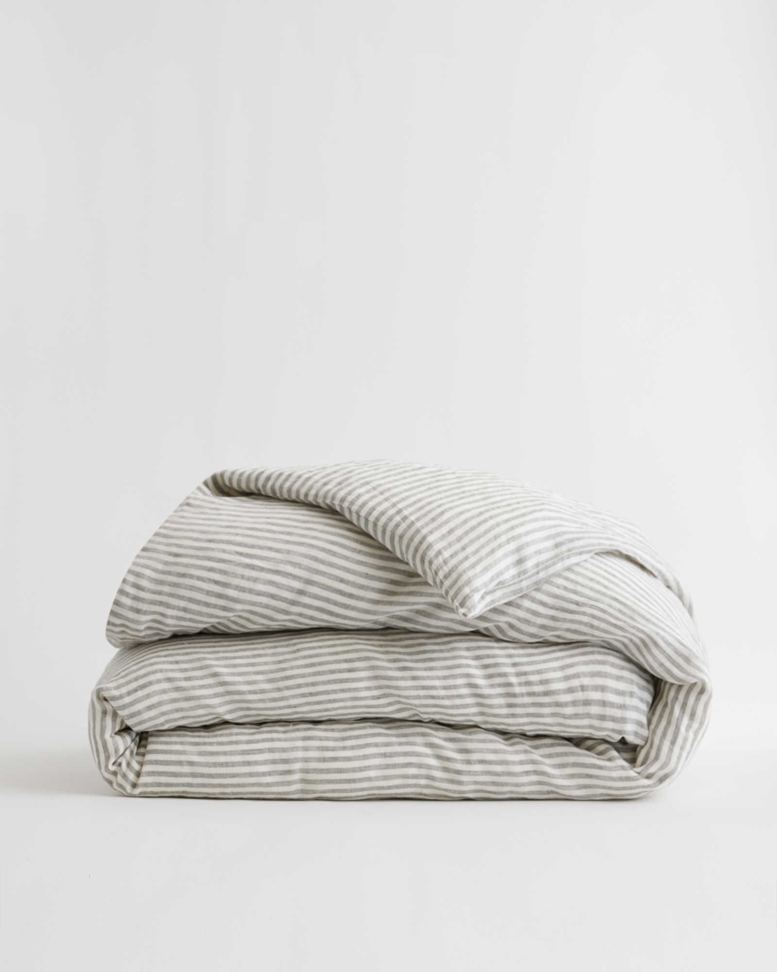 European Linen Stripe Duvet | Quince | Quince