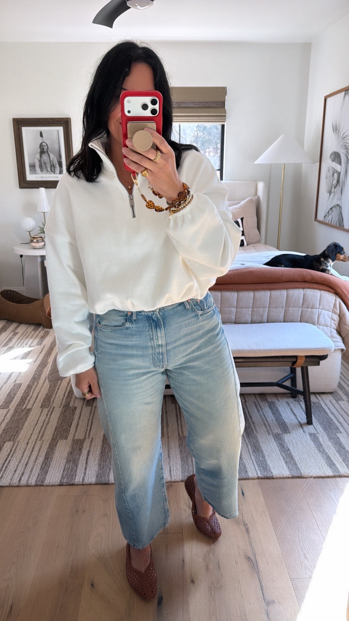 Top size medium, jeans size 30 (I’m a size 8/10), shoes run big (I’m a 9.5/10 and did a 9 in these). 


#LTKOver40 #LTKootd