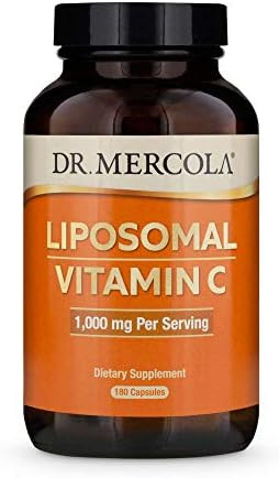 Dr. Mercola Liposomal Vitamin C Dietary Supplement, 1,000mg per Serving, 90 Servings (180 Capsule... | Amazon (US)