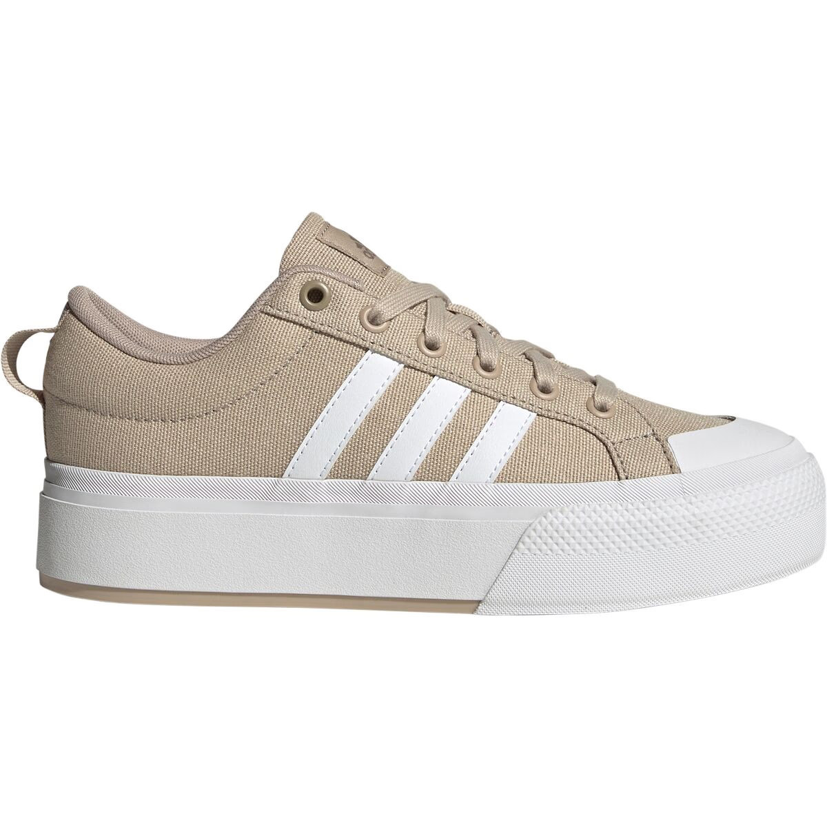 Adidas Bravada 2.0 Platform Shoe - Women's Clay Brown/Footwear White/Cyber Metallic, 9.5 | Backcountry