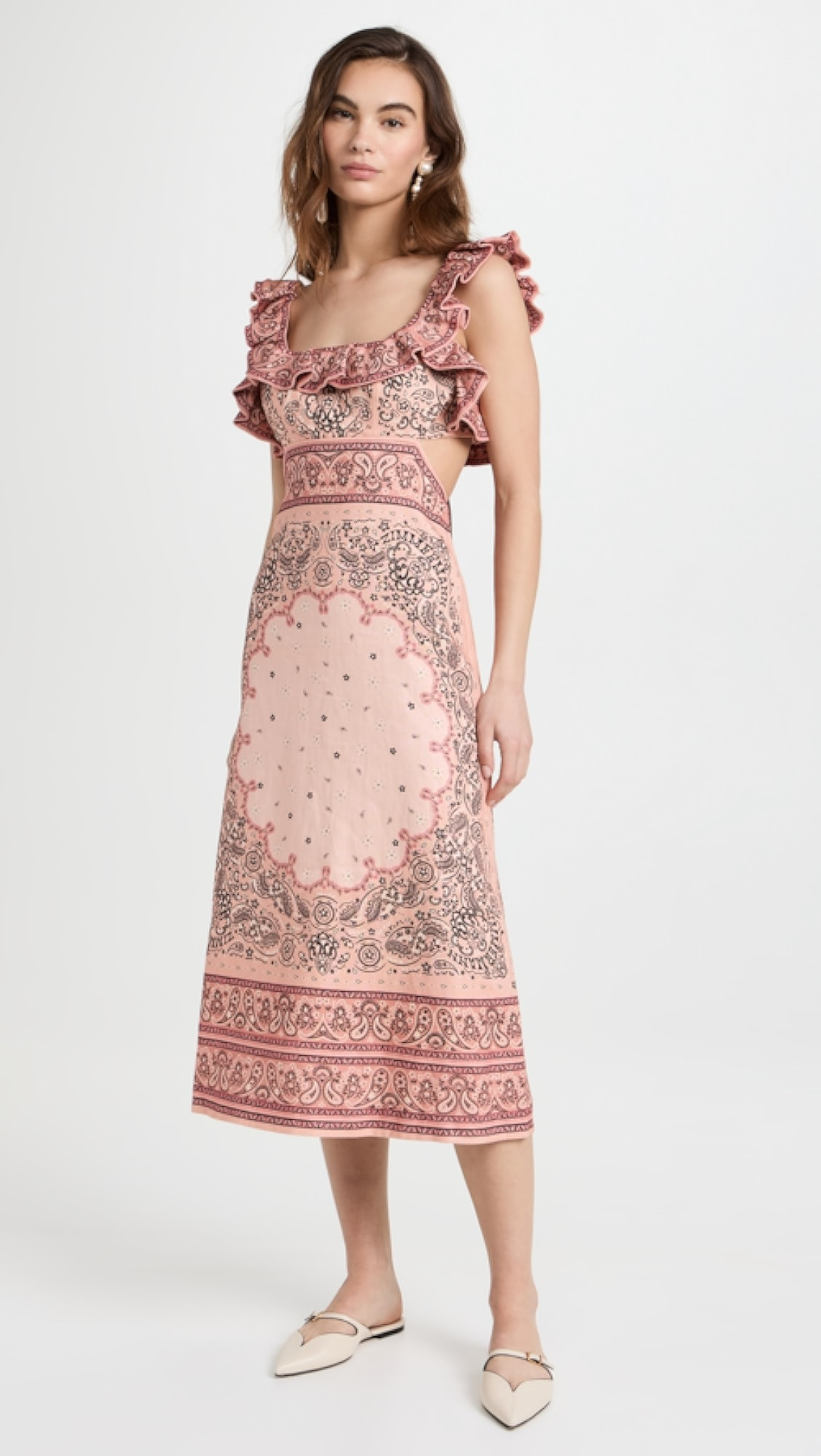 Matchmaker Frilled Midi Dress | Shopbop