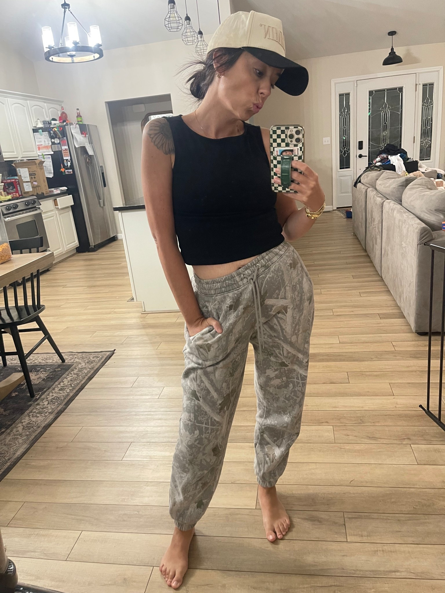 My fav camo sweatpants! If they are cute sweatpants it counts as getting ready, right!? 

@abercrombie #ltkabercrombie #comfycute #outfitinspo #momoutfit #momstyle 

#LTKStyleTip #LTKSeasonal #LTKFindsUnder100