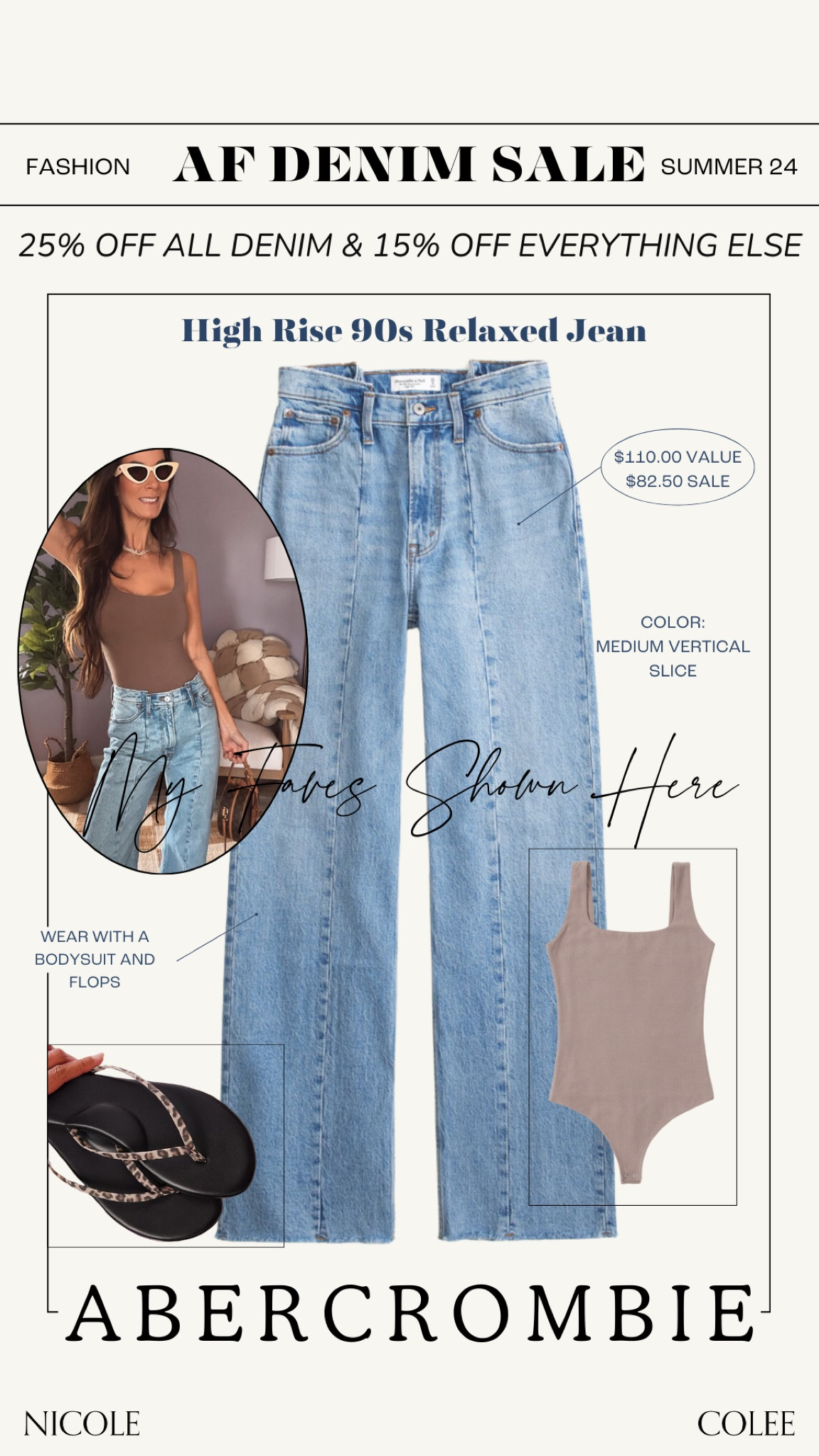 It’s here!!! The denim event we’ve all been waiting for!  💙👖Abercrombie is having their 25% off denim sale and I’m sharing my favorites here! No code needed everything is marked down on their site. Shopped out before these exclusive styles sell out!

Wearing size 25 denim and XS bodysuit

#denimaf #abercrombiepartner @abercrombie #nicolecolee #ncstyle 

#LTKxAF #LTKStyleTip #LTKSaleAlert