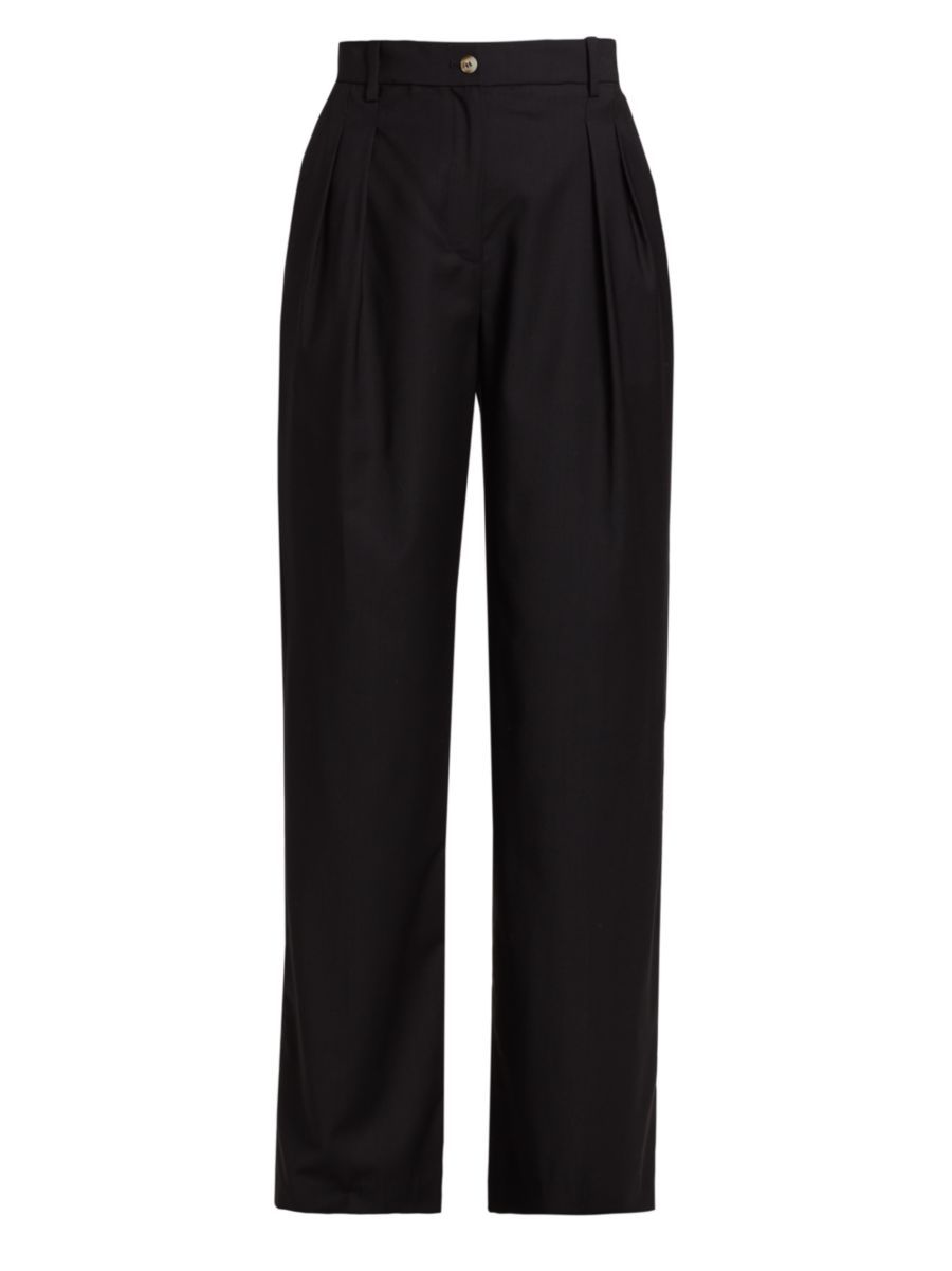 Sbiru Wool Straight-Leg Pants | Saks Fifth Avenue