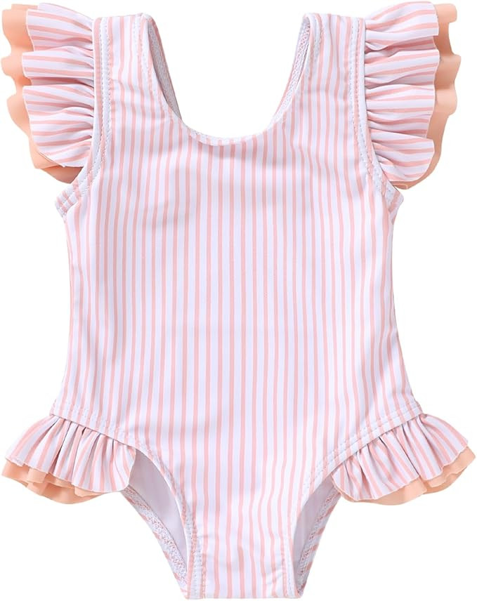 YOUNGER TREE Toddler Baby Girls Swimsuit Infant One Piece Bathing Suits Cute Dinosaur Beach Wear ... | Amazon (US)