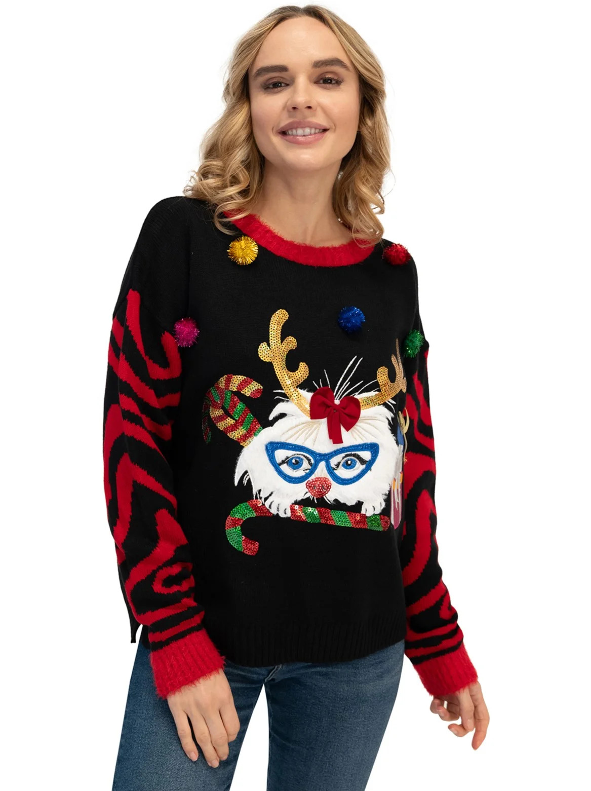 33 Degrees Women's Ugly Christmas Sweater | Walmart (US)