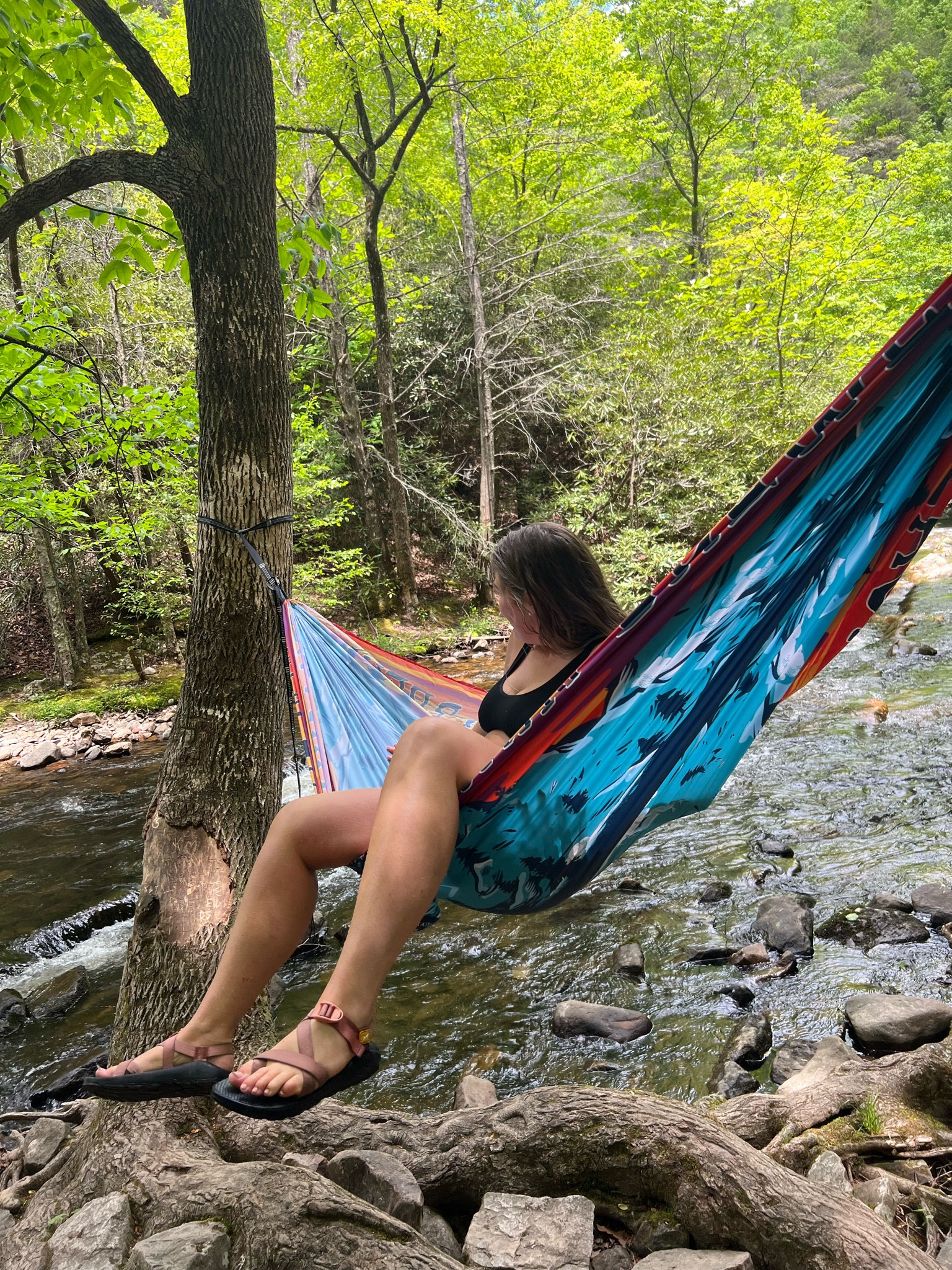This is my one hammock that isn’t an eno. Bought it to support a fav local business & I def recommend sticking with the eno brand. 

Eno quality & material is the best I’ve ever used. 