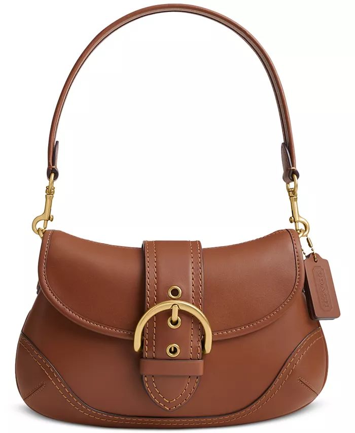 COACH Soho Leather Shoulder Bag - Macy's | Macy's
