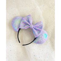 Lavender Pixie Dust Sequin - Minnie Ears | Etsy (US)