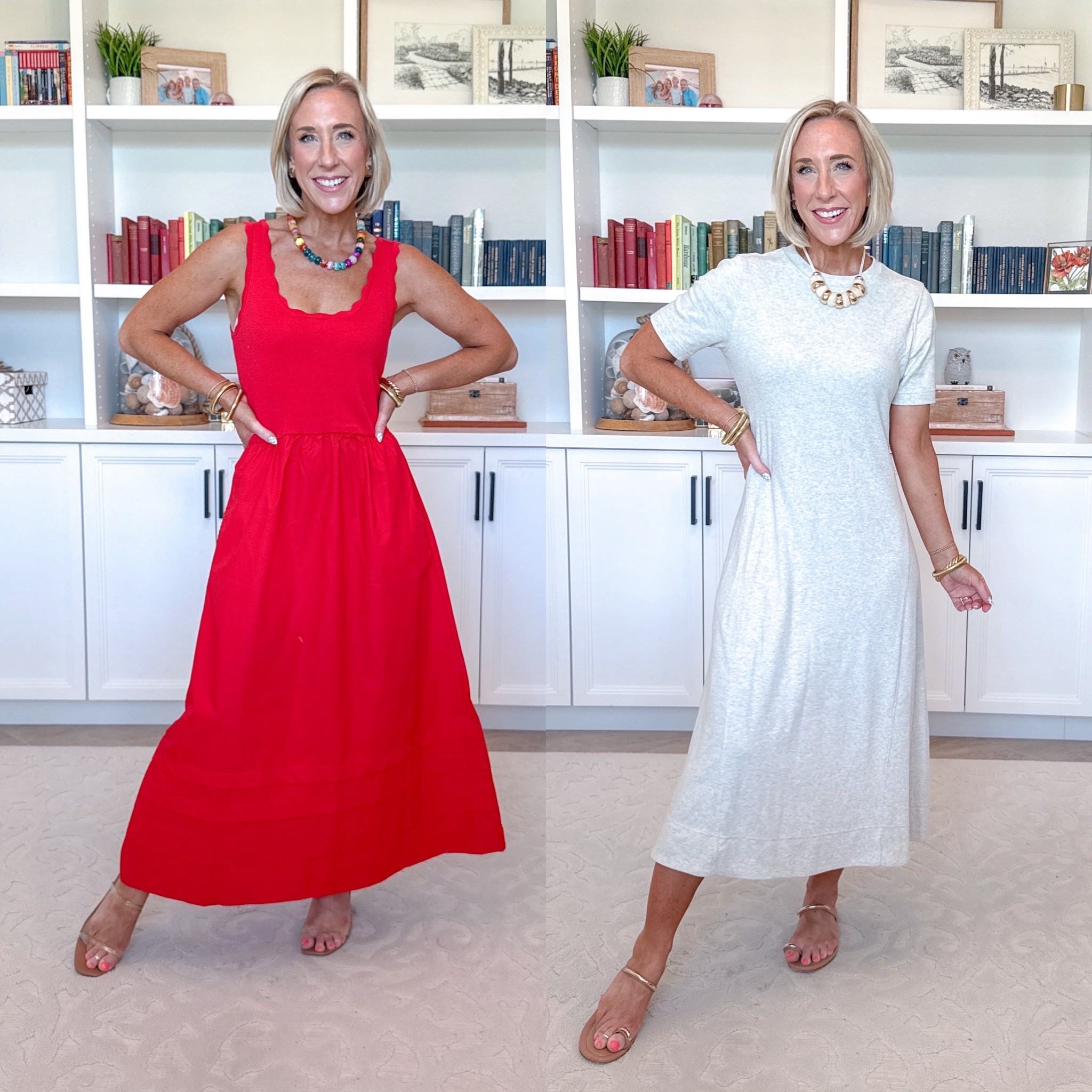 Walmart - brand new arrivals * Seamed Cotton Midi Dress - size XS. $15.98. 5 colors. U-Neck Mixy Dress - size XS. $32. 

#LTKSeasonal#LTKOver40
 

 

#LTKgrwm