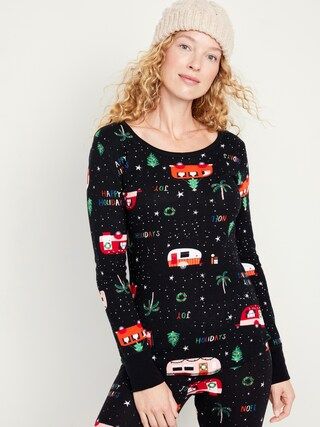 Waffle-Knit Pajama Top for Women | Old Navy (US)