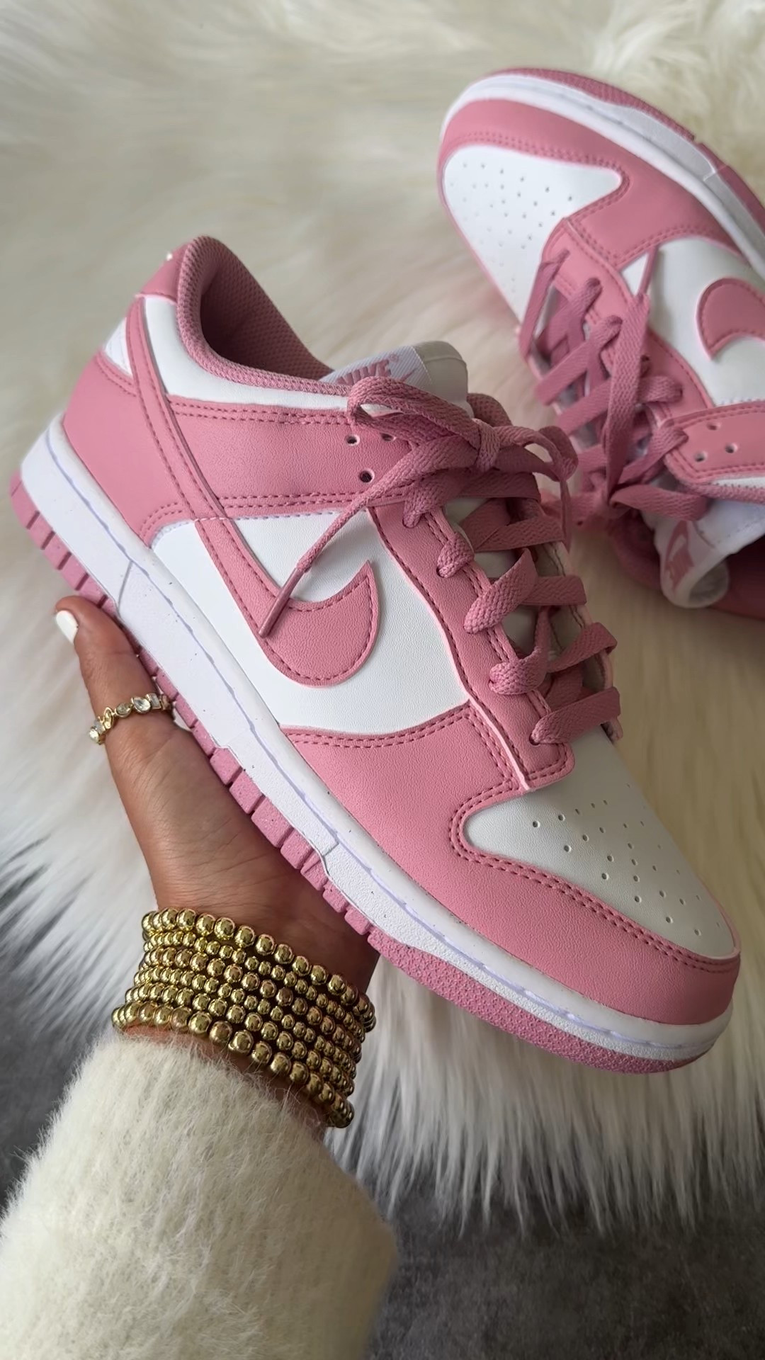 Red Nike dunk sneakers now $67 originally $120 with code gearup