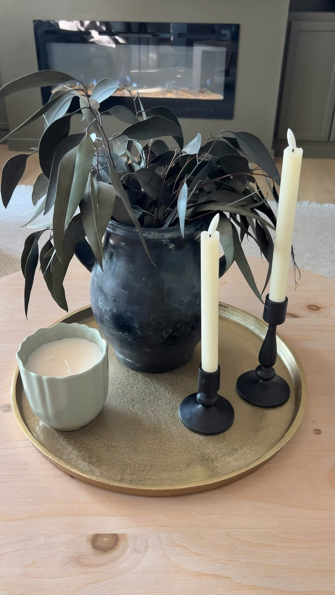 Simple moody coffee table centerpiece

#LTKSeasonal #LTKHome